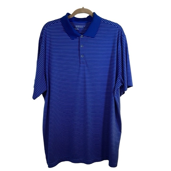 Nike Other - Nike Golf Tour Performance Men’s Blue And White Striped Polo. Size XXL